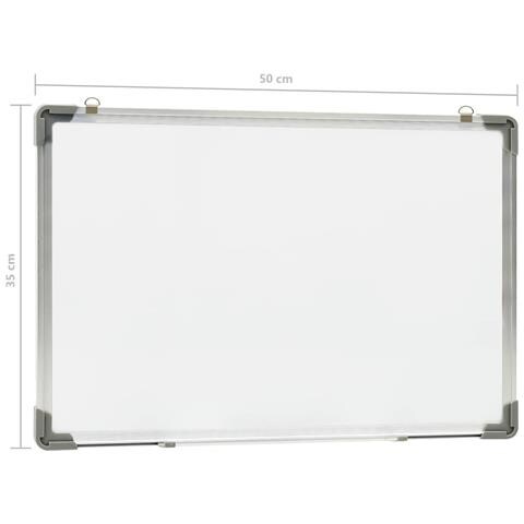 Lavagna Magnetica Bianca Cancellabile a Secco 50x35 cm Acciaio - Foto 2