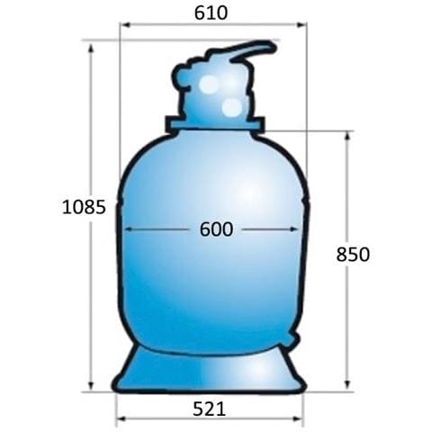 Filtro A Sabbia 14m3 / H - 81104 - Foto 2