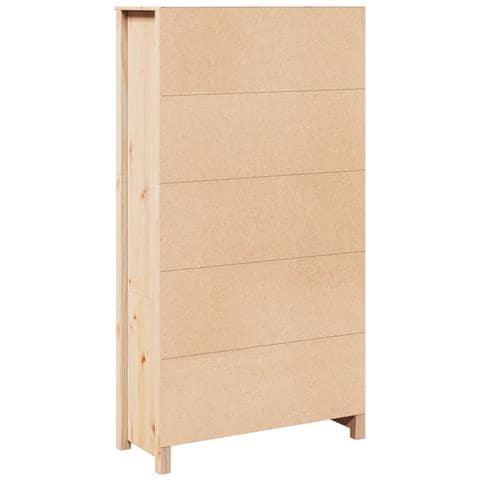 Credenza 80x35x154 Cm In Legno Massello Di Pino - Foto 2