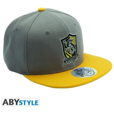 Berretto Harry Potter: Casa Hufflepuff - Giallo Grigio - Snapback Cap - Abystyle - Foto 1