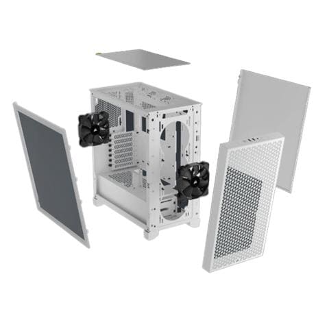 Case 3000D Airflow Midi Tower ATX 2 Porte USB 3.2 Colore Bianco (Finestrato) - Foto 10