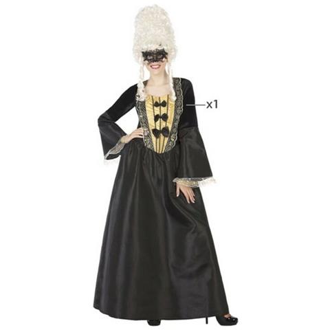 Costume Veneziano Nero Xs /s - Foto 1