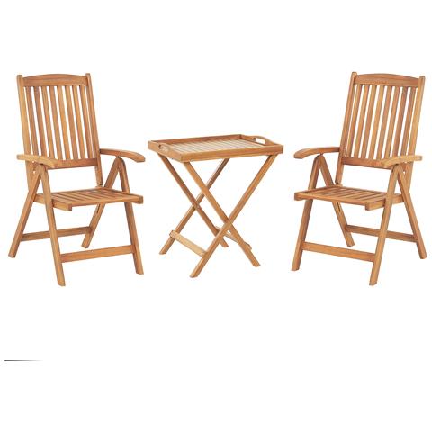 Set Bistrot Java Legno Legno Chiaro - Foto 8