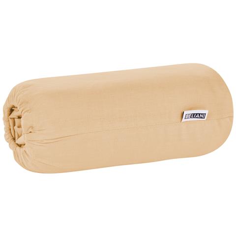 Coprimaterasso Elasticizzato Janbu Cotone Beige Sabbia - Foto 2