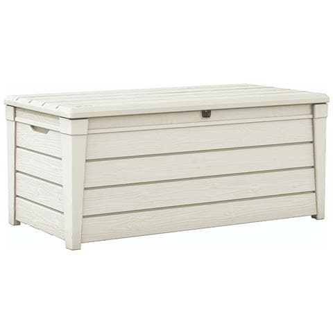Baule Box Portattrezzi Da Esterno Brightwood Bianco - Foto 1