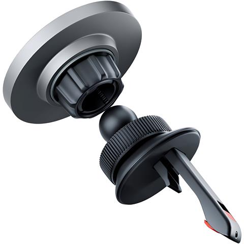 Supporto Auto Per Smartphone Magnetico Fissaggio Bocchetta Dell'aria, Nero - Foto 2