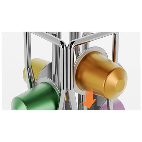 Portaoggetti Rotante In Metallo Porta Cialde Per Caffè Organizzazione Porta Capsule Per Caffè Nespresso - Foto 3