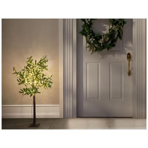Albero Di Natale Da Esterno Verde Con Led 120 Cm Celioni - Foto 1