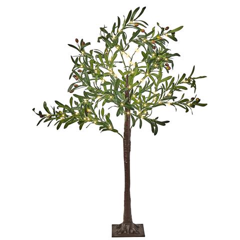 Albero Di Natale Da Esterno Verde Con Led 120 Cm Celioni - Foto 2