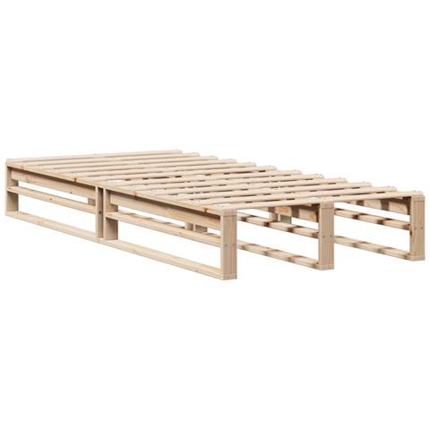 Giroletto Senza Materasso 100x200 Cm In Legno Massello Di Pino - Foto 9