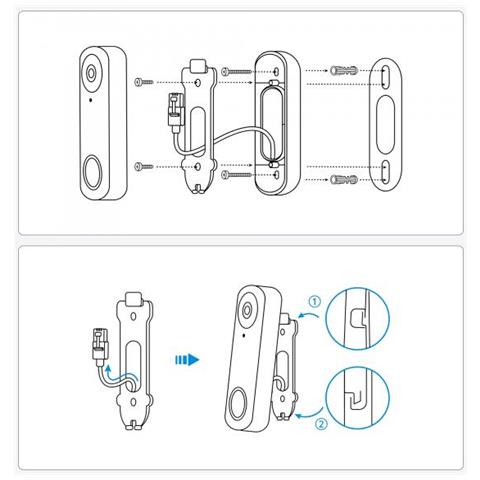 D340p Nero, Bianco - Foto 2