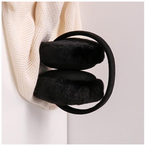 Paraorecchie In Pelliccia Sintetica Di Coniglio - Scaldaorecchie Invernali Per Il Freddo - Foto 2