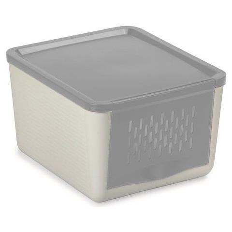 Contenitore Alimenti 000774 Porta Cipolla E Verdura Grigio - Foto 1