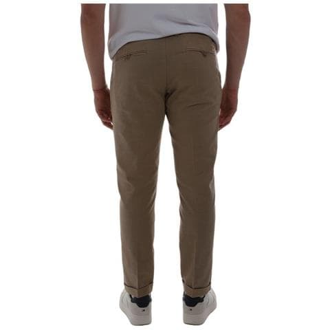 Jeans E Pantaloni In Cotone Marrone - W40 - Foto 2