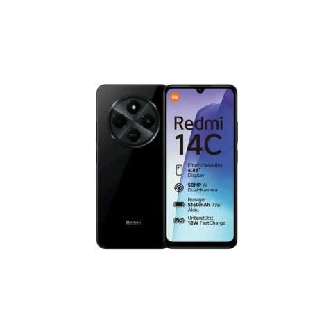 Redmi 14c Dual Sim 6.88"" Octa Core 128gb Ram 4gb 4g Lte Wind3 Midnight Black - Foto 1