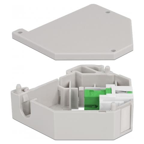 Adattatore guida DIN con Keystone SC Simplex femmina per SC Simplex femmina - Foto 2