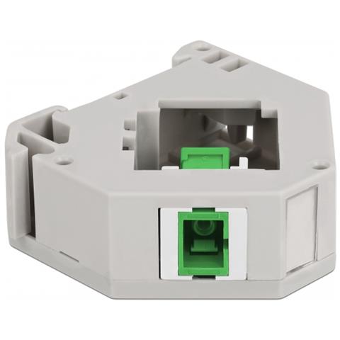 Adattatore guida DIN con Keystone SC Simplex femmina per SC Simplex femmina - Foto 3