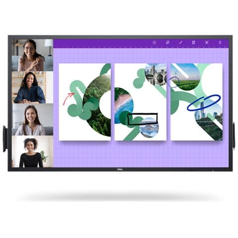 P5524QT Pannello piatto interattivo 139,7 cm (55") LCD 350 cd /m² 4K Ultra HD Nero Touch screen - Foto 1