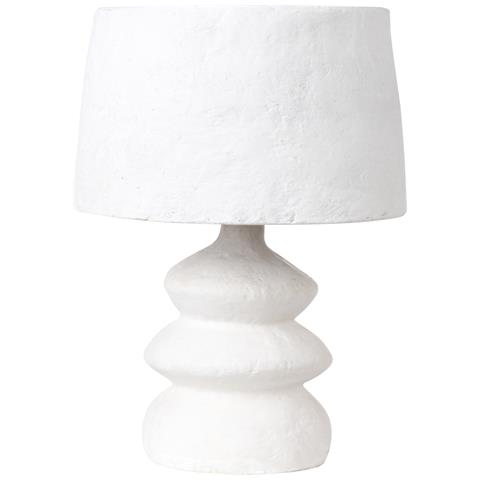 Lampada Da Tavolo Arapey Cartapesta Bianco - Foto 2