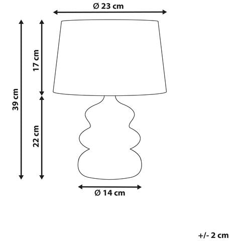 Lampada Da Tavolo Arapey Cartapesta Bianco - Foto 7