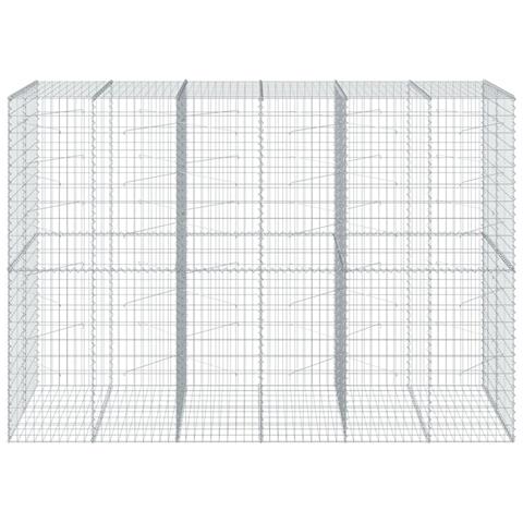 Cesto Gabbione Con Copertura 300x100x200 Cm In Ferro Zincato - Foto 3