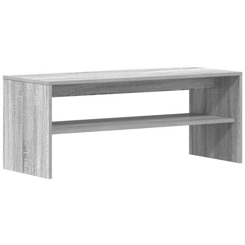 Mobile Porta Tv Grigio Sonoma 100x40x40 Cm In Legno Multistrato - Foto 2