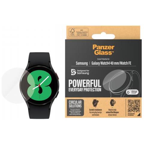 Panzerglass Screen Protector Galaxy Watch4 40mm Watch Fe Trasparente Polietilene Tereftalato (pet) - Foto 3