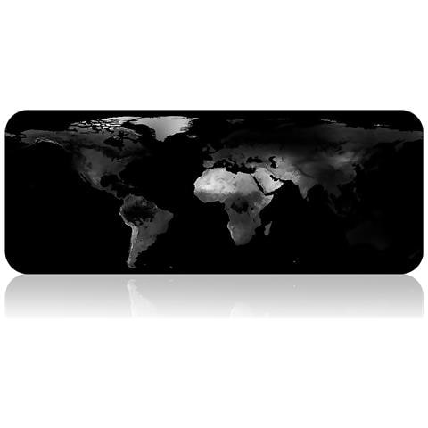 Tappetino Gaming Xxl Design Mappa Del Mondo Liscio. 79x29,5cm. - Foto 1