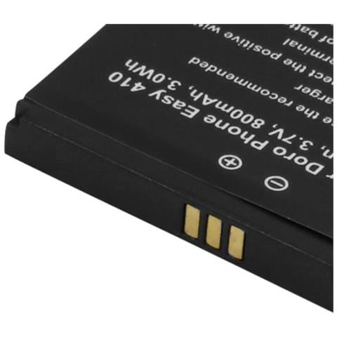 Batteria Per Doro Phoneeasy 410 / 611 / 612 Li-ion 3.7v 800mah 3.0wh - Foto 2