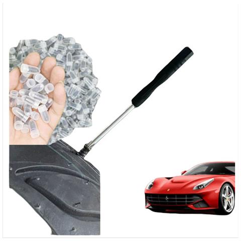 Kit Di Riparazione Pneumatici Per Auto, Moto, E-bike (20 Tasselli, 1 Strumento) - Foto 5