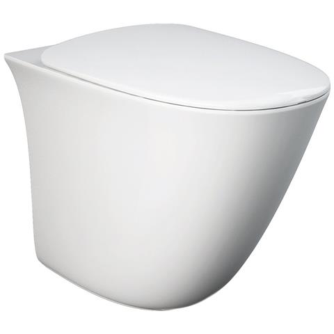 Sanitari Filomuro Rak Ceramics Serie Sensation Vaso, Bidet, Copriwater Soft-close - Bianco Lucido - Foto 5