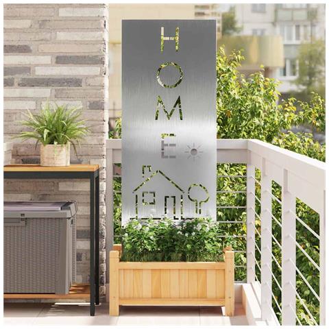 Pannello Decorativo da Giardino Argento 50 x 140 cm - Foto 2