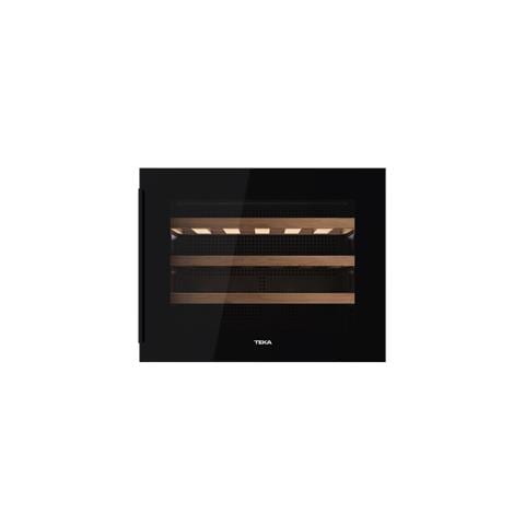 RVI 10024 GBK Cantinetta termoelettrica Libera installazione Nero 24 bottiglia /bottiglie - Foto 1