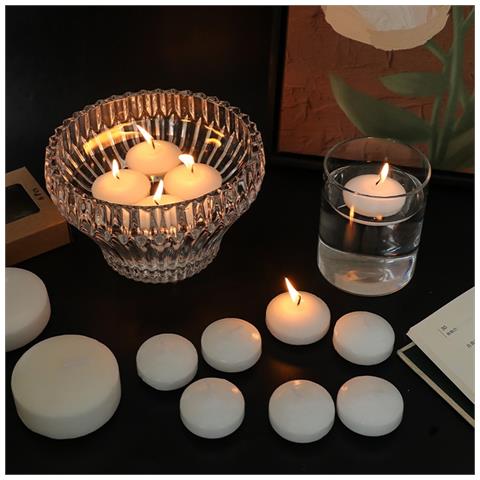 Candele Galleggianti In Cera - Confezione Da 6, Senza Fumo E Profumate Per Eventi Romantici S - Foto 6