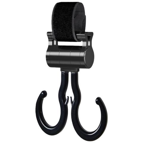 Gancio Rotante A 360° Per Veicoli Elettrici - Gancio Doppio (set Di 2) - Montaggio Anteriore Universale Per Scooter E Bici Elettriche - Foto 1