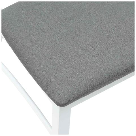Sedie da pranzo 2 pcs Bianco 43 x 54 x 89 cm - Foto 9
