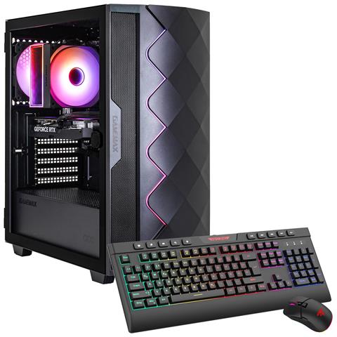 GAMEMAX Diamond BK 7795 AMD Ryzen™ 5 5500 16 GB DDR4-SDRAM 1 TB SSD NVIDIA GeForce RTX 5050 Windows 11 Home PC Nero - Foto 1