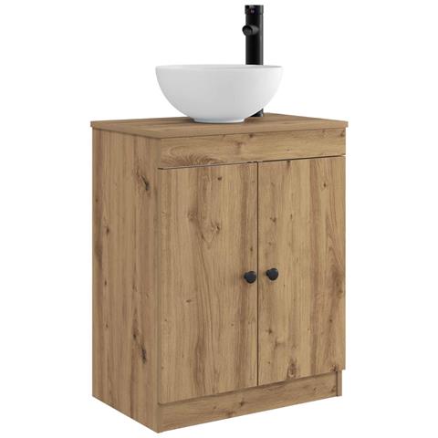 Mobile da bagno con lavabo Rovere Artigianale 54 x 35 x 83 cm - Foto 1
