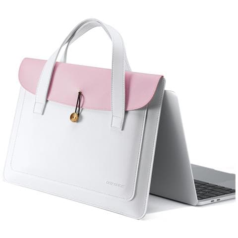 Mochila - Pelle Sintetica, Pelle, Bianco, Rosa - Foto 1