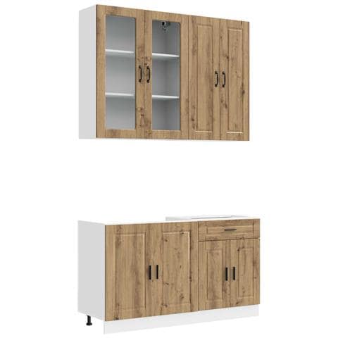 Unità Cucina PORTO 4 pcs Rovere Artigianale - Foto 1