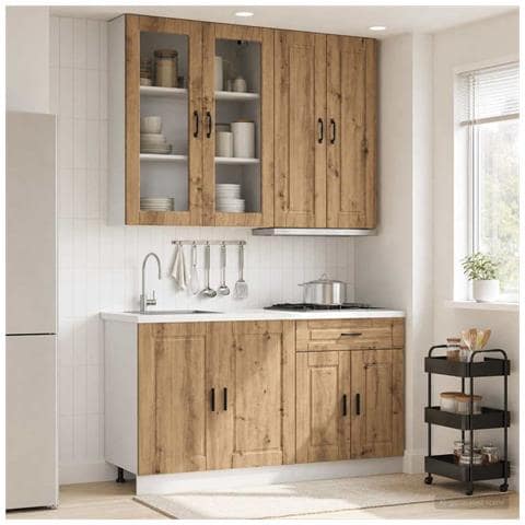 Unità Cucina PORTO 4 pcs Rovere Artigianale - Foto 2