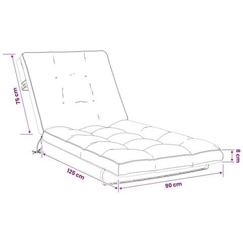 Cuscino per Lettino VIANEN 100% Poliestere Crema - Foto 7