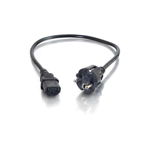 Cavo di alimentazione standard 88543 - 2 m Lunghezza - IEC 60320 C13 - CEE 7/7 - Foto 1