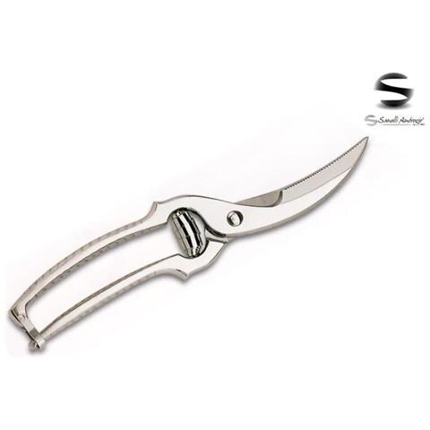 Trinciapollo Inox Gazzella Lucido Cm 25 - Lunghezza Lama Cm 25 - Foto 3