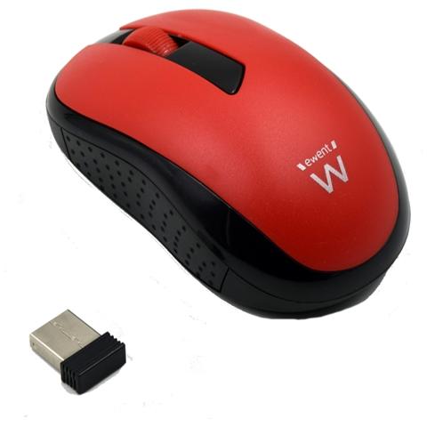 Mouse Ottico Wireless 1000dpi - Rosso - Foto 1