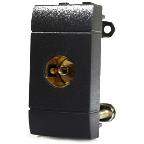 1 Presa Tv Femmina Da Incasso Nero Compatibile Btcino Living - Foto 1