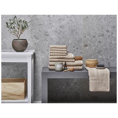 Set Di 9 Asciugamani In Cotone Beige Atai - Foto 14