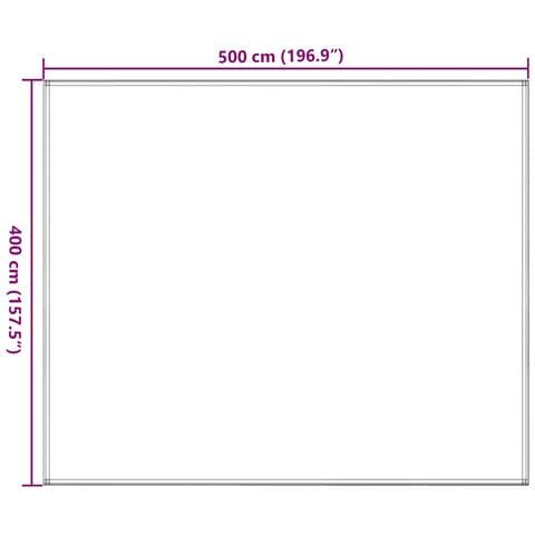 Tappeto da Tenda 400x500 cm Grigio Antracite - Foto 2