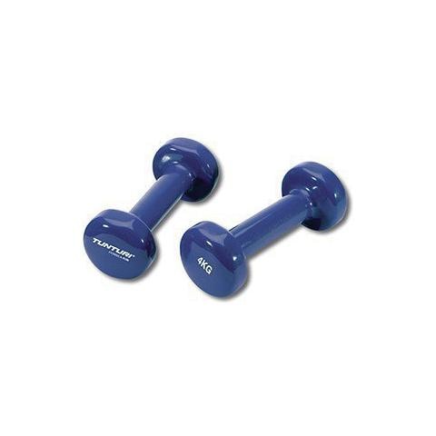 14TUSFU112 Manubri per Ginnastica 2 x 4 Kg Colore Blu - Foto 1