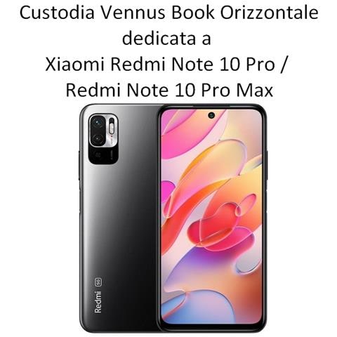 Custodia Book Orizzontale Sensitive Case Per Xiaomi Redmi Note 10 Pro - Max Gold - Foto 2